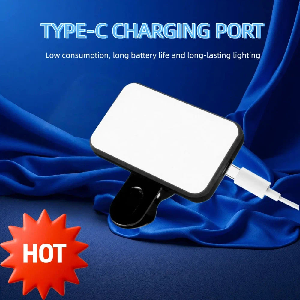 Portable Clip-on Selfie Ring Light