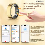 Titanium Smart Fitness Ring