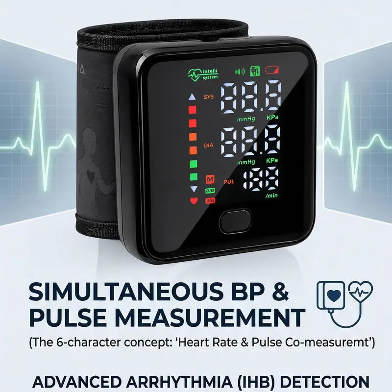 Rechargeable Wrist Blood Pressure Monitor