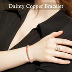 Pure Copper Beaded Bracelet