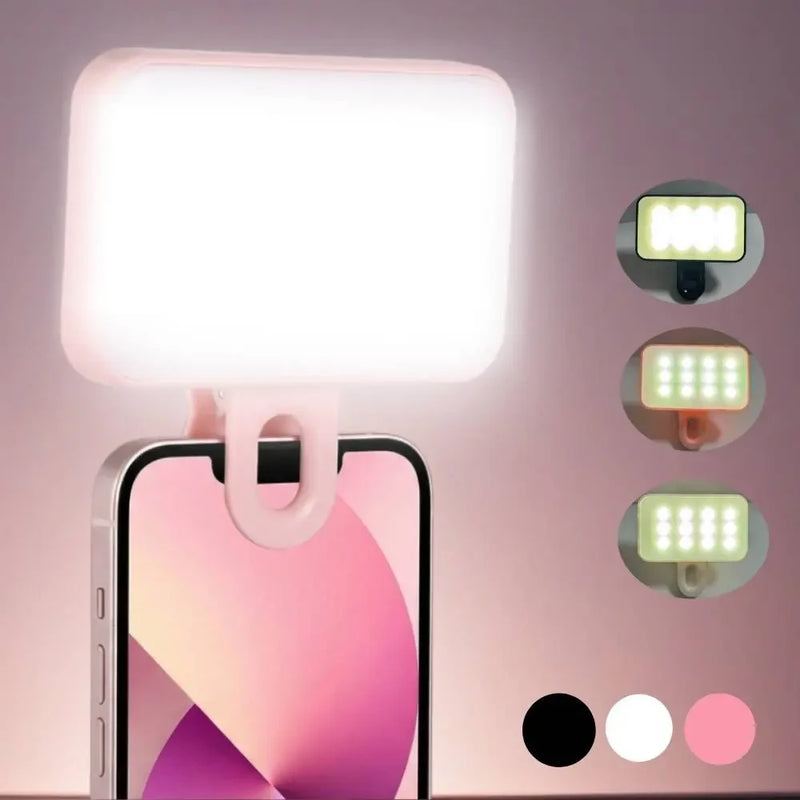 Portable Clip-on Selfie Ring Light