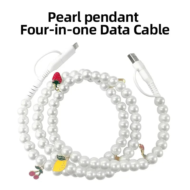 Pearl Bead Charging Cable