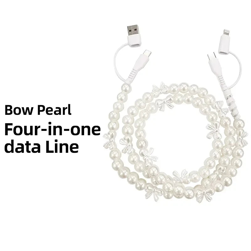 Pearl Bead Charging Cable