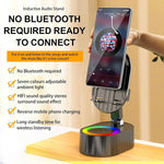 Rotatable Smartphone Holder with Wireless Speaker