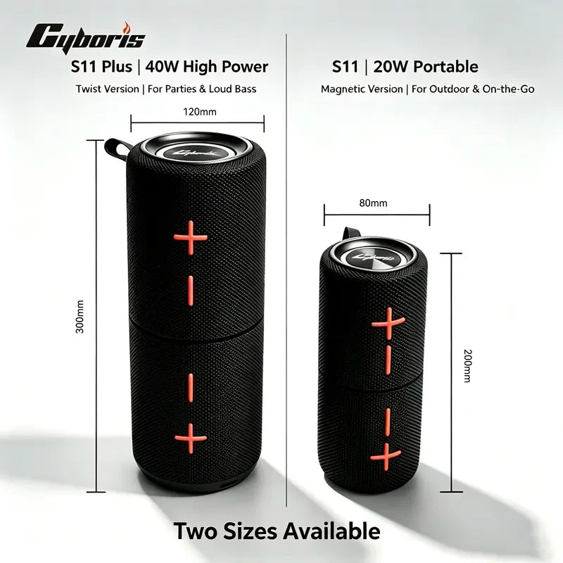 Magnetic Dual Bluetooth Speaker