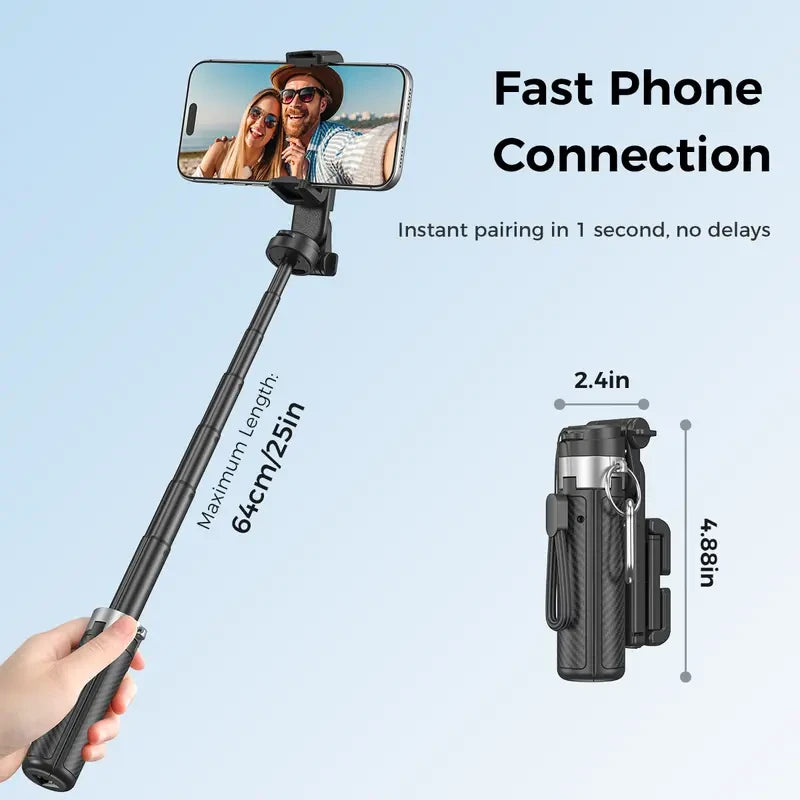 Vlogging Selfie Stick Tripod Kit