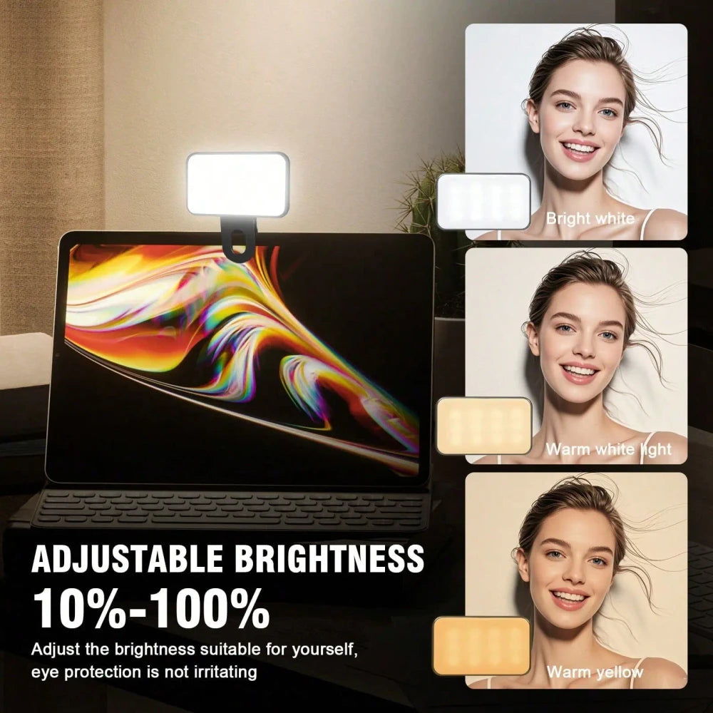 Portable Clip-on Selfie Ring Light