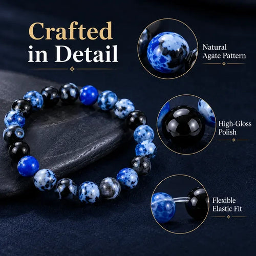 Blue Fire Agate Energy Bracelet
