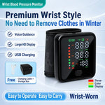 Rechargeable Wrist Blood Pressure Monitor