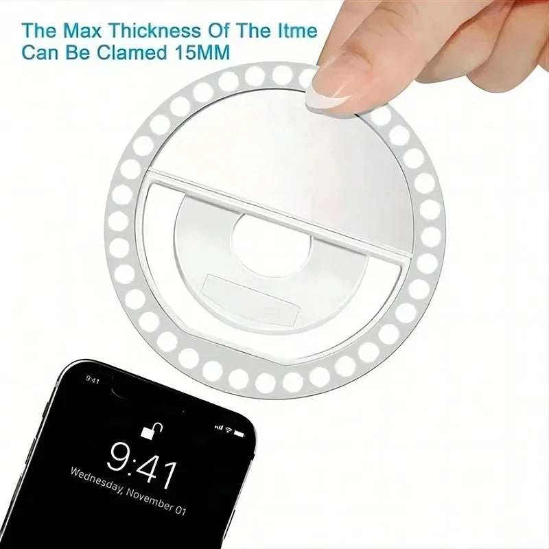 Rechargeable LED Selfie Ring Light