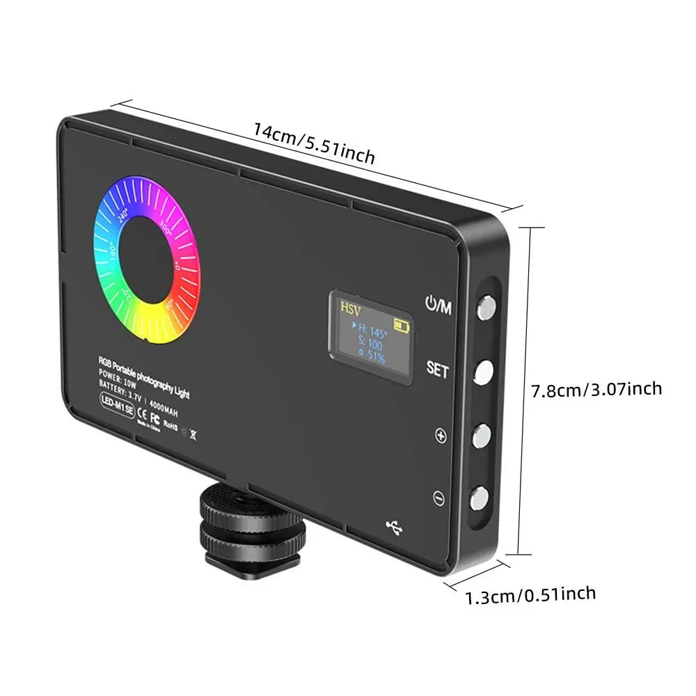 Metallic LED Selfie Light