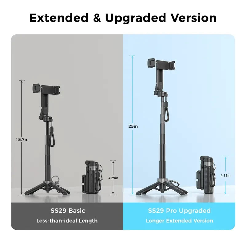 Vlogging Selfie Stick Tripod Kit