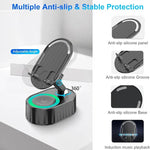 Rotatable Smartphone Holder with Wireless Speaker