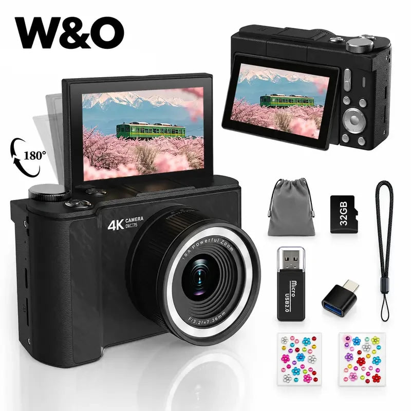 Foldable Screen Vlogging Camera