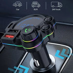 Dual Port Bluetooth FM Car Charger