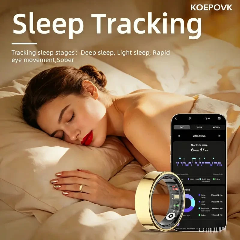 Titanium Smart Fitness Ring