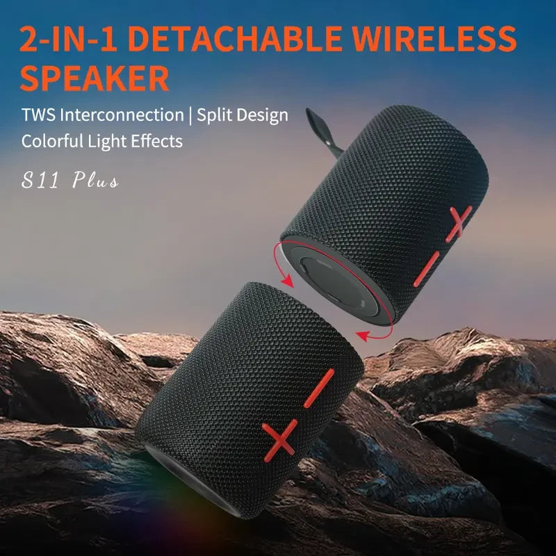 Magnetic Dual Bluetooth Speaker