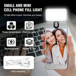 Portable Clip-on Selfie Ring Light