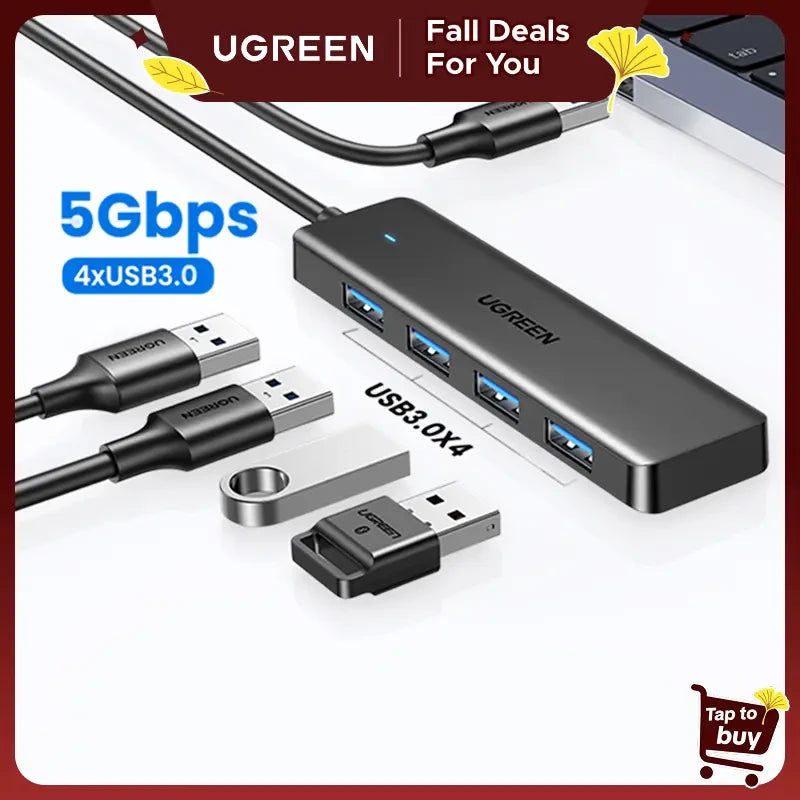 Ultra-Slim Multi-Port USB Hub