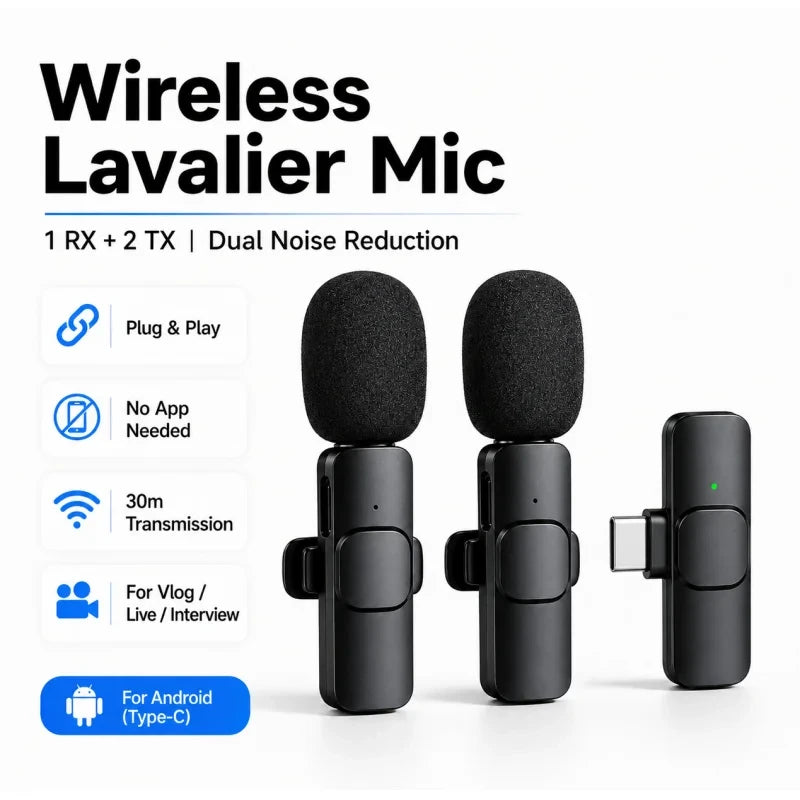 Wireless Lavalier Microphone