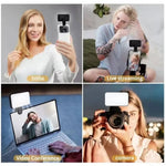 Portable Clip-on Selfie Ring Light