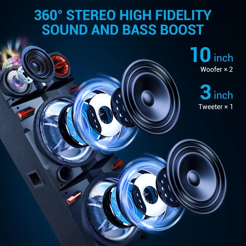 Portable Wireless Bluetooth Party Speaker