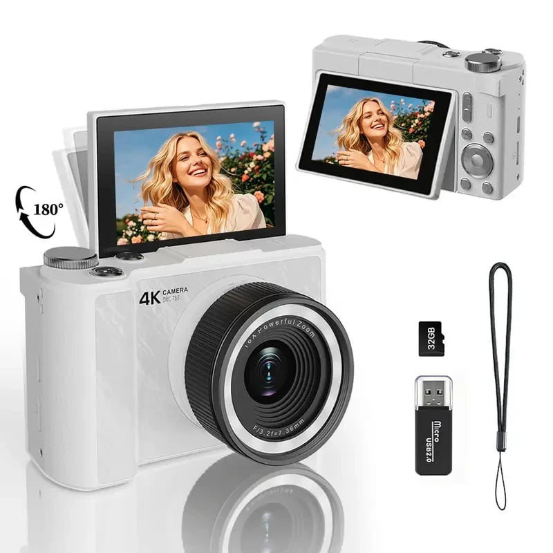 Foldable Screen Vlogging Camera