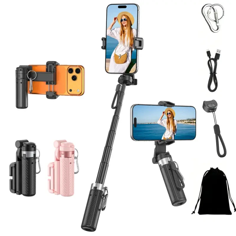 Vlogging Selfie Stick Tripod Kit