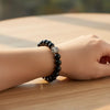 Obsidian Black Tourmaline Grounding Bracelet