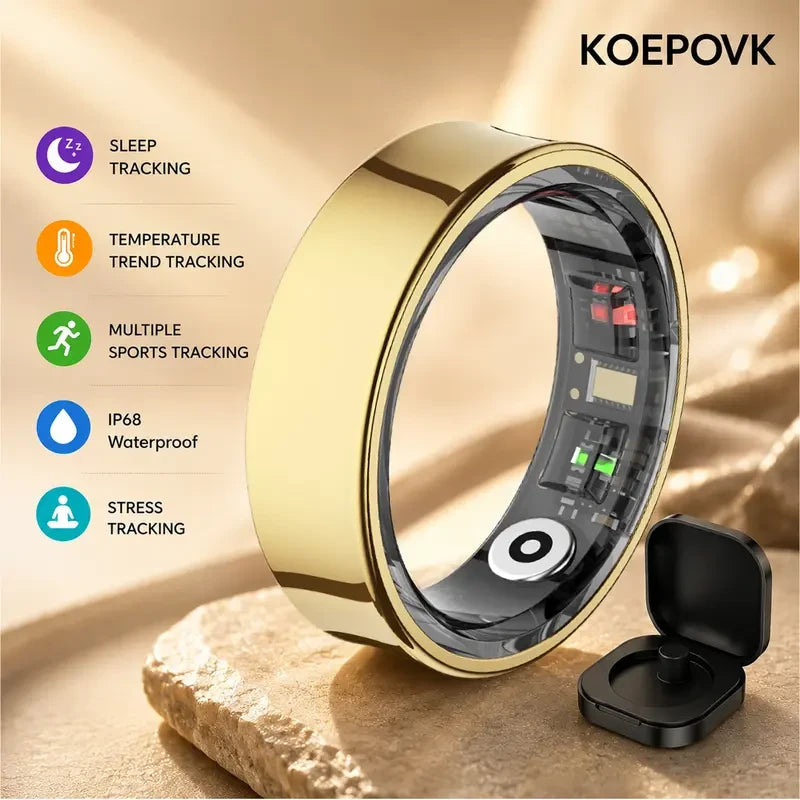 Titanium Smart Fitness Ring